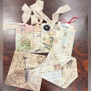 Tim Holtz Handcrafted Journal Signatures + Ephemera Everything is Loaded